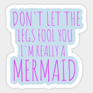 Mermaid t-shirt Sticker